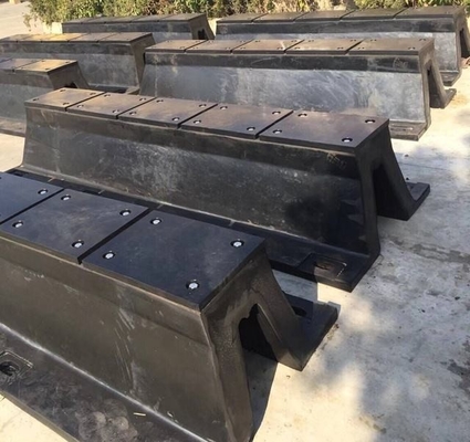 Ελαφρύ αψίδων μαύρο χρώμα φυσικού λάστιχου κιγκλιδωμάτων ανθεκτικό για τα θαλάσσια σκάφη