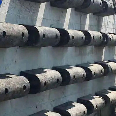 Ελαστικό φράγμα θαλάσσης υψηλής απορρόφησης ενέργειας ανθεκτικό στο θαλασσινό νερό μεγάλης διάρκειας ζωής